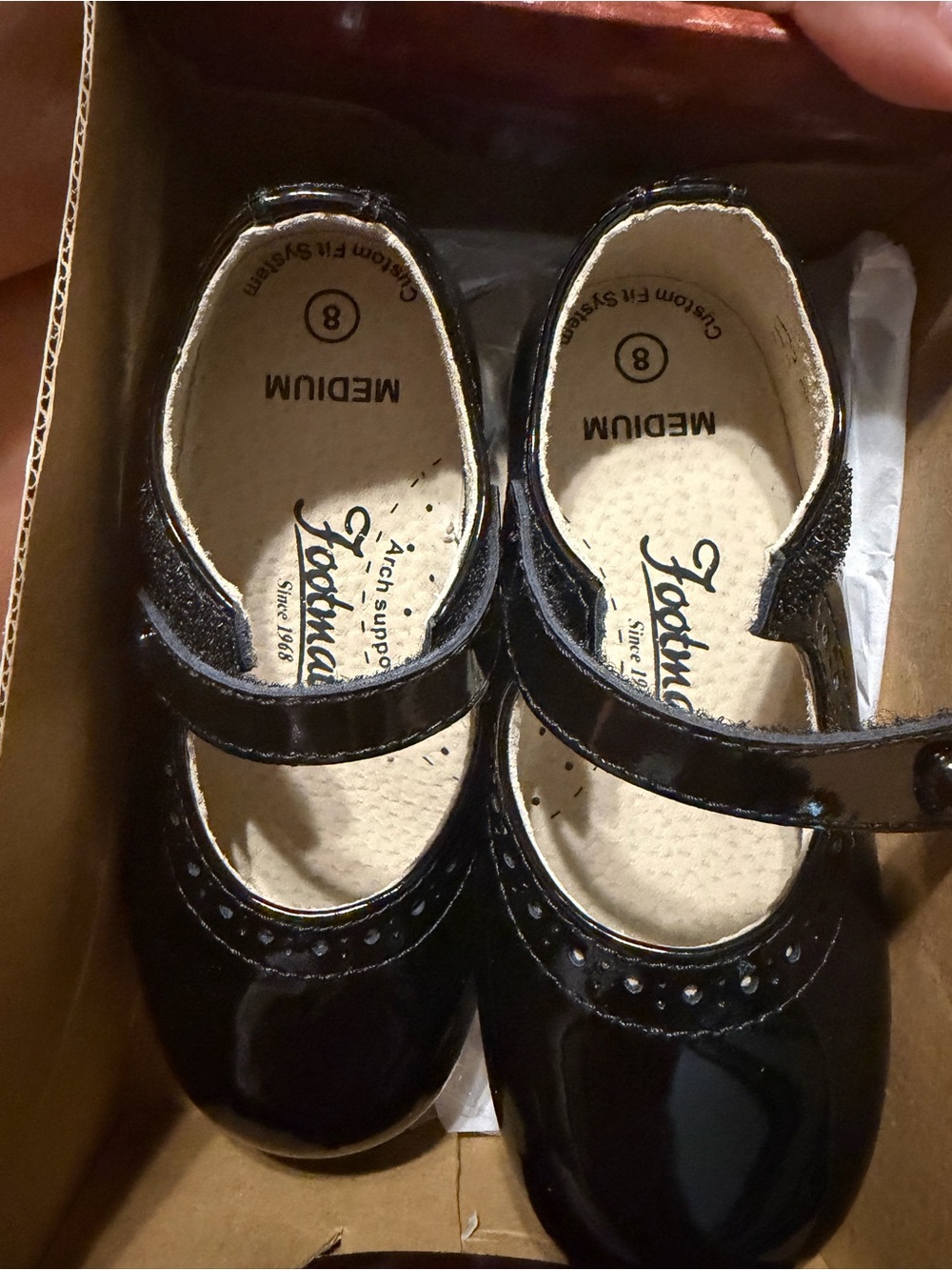 Footmates size 8 new in box Mary Jane’s